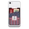 Nautical Anchors & Stripes Cell Phone Credit Card Holder w/ Phone