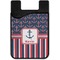 Nautical Anchors & Stripes Cell Phone Credit Card Holder