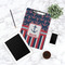 Nautical Anchors & Stripes Clipboard - Lifestyle Photo