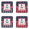 Nautical Anchors & Stripes Coaster Set - APPROVAL
