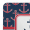 Nautical Anchors & Stripes Coaster Set - DETAIL