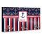 Nautical Anchors & Stripes Coat Hanger Main