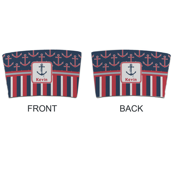 Nautical Anchors & Stripes Coffee Cup Sleeve - APPROVAL