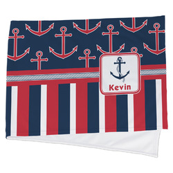 Nautical Anchors & Stripes Cooling Towel (Personalized)