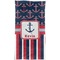 Nautical Anchors & Stripes Crib Comforter/Quilt - Apvl
