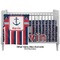 Nautical Anchors & Stripes Crib - Profile Sold Seperately