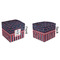 Nautical Anchors & Stripes Cubic Gift Box - Approval