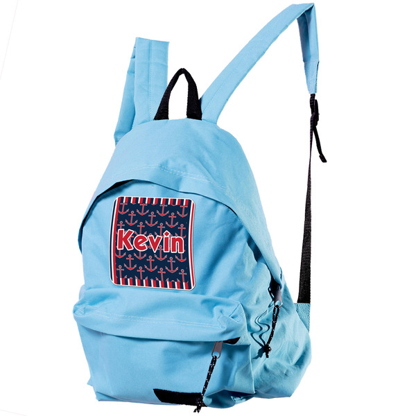 Nautical Anchors & Stripes Custom Shape Iron On Patches - XL single APPROVAL