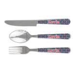 Nautical Anchors & Stripes Cutlery Set (Personalized)