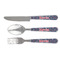 Nautical Anchors & Stripes Cutlery Set (Personalized)