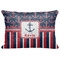 Nautical Anchors & Stripes Decorative Baby Pillowcase - 16"x12" w/ Name or Text