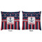 Nautical Anchors & Stripes Decorative Pillow Case - Approval