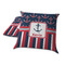 Nautical Anchors & Stripes Decorative Pillow Case - TWO