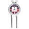 Nautical Anchors & Stripes Golf Divot Tool & Ball Marker (Personalized)