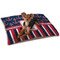 Nautical Anchors & Stripes Dog Bed - Small LIFESTYLE