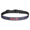 Nautical Anchors & Stripes Dog Collar (Personalized)