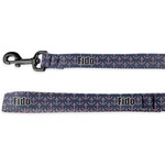 Nautical Anchors & Stripes Deluxe Dog Leash (Personalized)