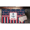 Nautical Anchors & Stripes Door Mat - LIFESTYLE (Lrg)