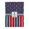 Nautical Anchors & Stripes Duvet Cover - Twin XL - Front