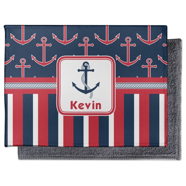Nautical Anchors & Stripes Electronic Screen Wipe - Flat