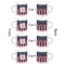 Nautical Anchors & Stripes Espresso Cup Set of 4 - Apvl