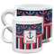 Nautical Anchors & Stripes Espresso Mugs - Main Parent