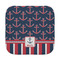 Nautical Anchors & Stripes Face Cloth-Rounded Corners