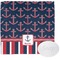Nautical Anchors & Stripes Washcloth (Personalized)