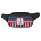 Nautical Anchors & Stripes Fanny Pack - Modern Style (Personalized)