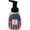 Nautical Anchors & Stripes Foam Soap Bottle - Black (Personalized)