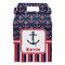 Nautical Anchors & Stripes Gable Favor Box - Front
