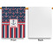 Nautical Anchors & Stripes Garden Flags - Large - Single Sided - APPROVAL