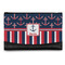 Nautical Anchors & Stripes Genuine Leather Women's Wallet - Small (Personalized)