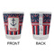 Nautical Anchors & Stripes Glass Shot Glass - Standard - APPROVAL
