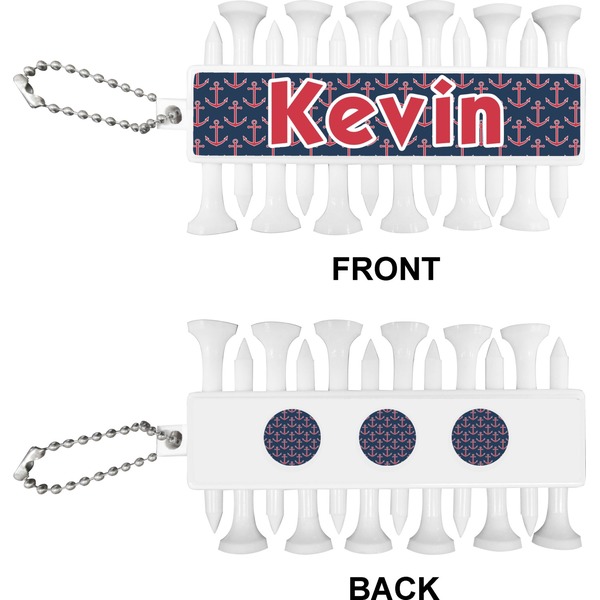 Nautical Anchors & Stripes Golf Buddy (Approval)
