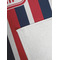Nautical Anchors & Stripes Golf Towel - Detail
