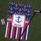 Nautical Anchors & Stripes Golf Towel Gift Set (Personalized)