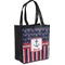 Nautical Anchors & Stripes Grocery Bag - Main