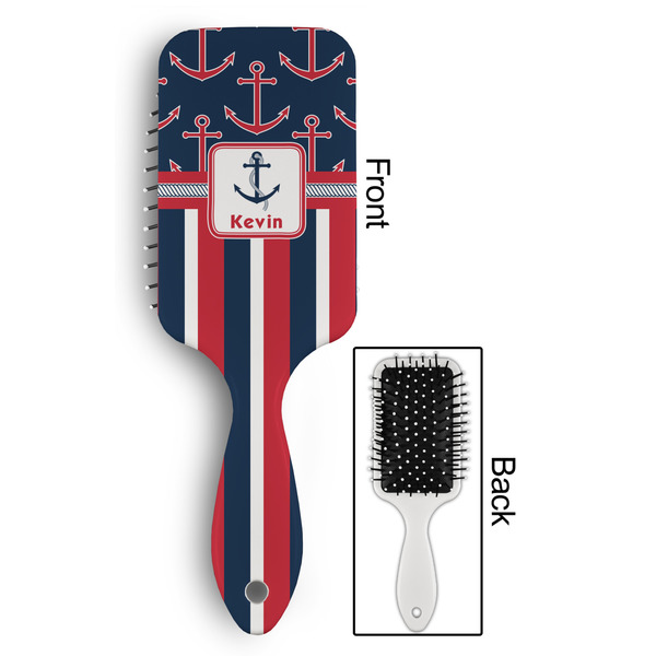 Nautical Anchors & Stripes Hair Brush - Approval