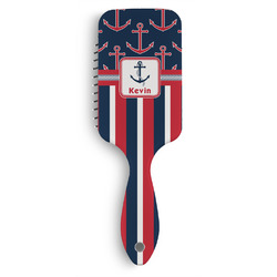 Nautical Anchors & Stripes Hair Brushes (Personalized)