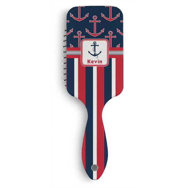 Custom Nautical Anchors & Stripes Hair Brushes (Personalized)