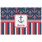 Nautical Anchors & Stripes 1014 pc Jigsaw Puzzle (Personalized)
