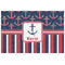 Nautical Anchors & Stripes Jigsaw Puzzle 1014 Piece - Front