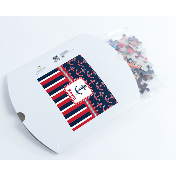 Nautical Anchors & Stripes Jigsaw Puzzle 110 Piece - Box