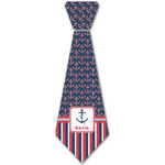 Nautical Anchors & Stripes Iron On Tie - 4 Sizes w/ Name or Text