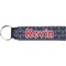 Nautical Anchors & Stripes Neoprene Keychain Fob (Personalized)