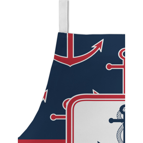 Nautical Anchors & Stripes Kid's Aprons - Detail