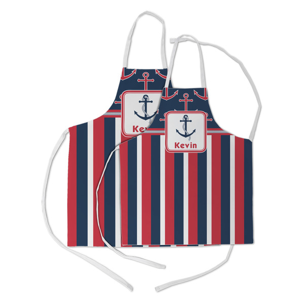 Nautical Anchors & Stripes Kid's Aprons - Parent - Main