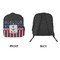 Nautical Anchors & Stripes Kid's Backpack - Approval