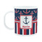 Nautical Anchors & Stripes Plastic Kids Mug (Personalized)